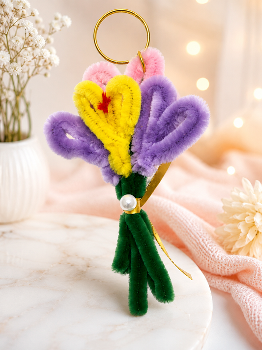 Flower Bouquet Keychain