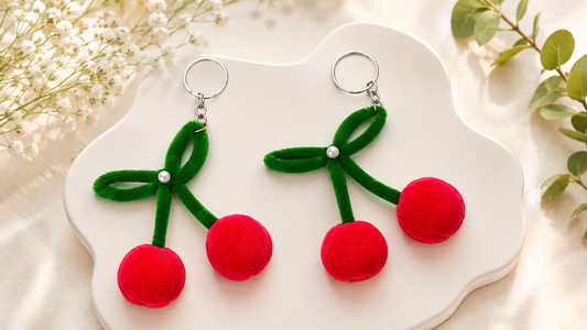 CHERRY KEYCHAIN