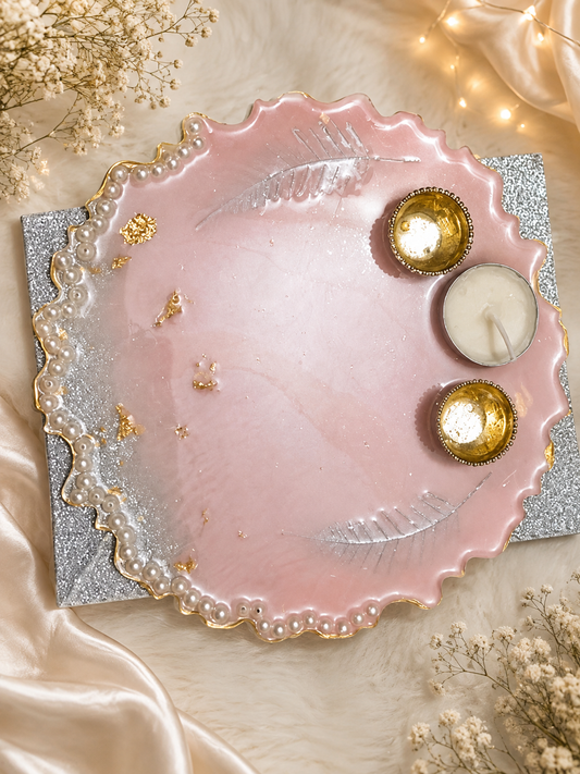 RESIN POOJA THALI